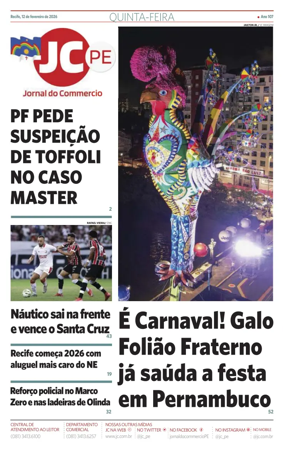 Cover of Jornal do Commercio