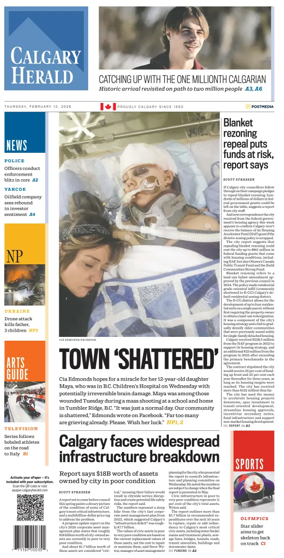 Cover of Calgary Herald