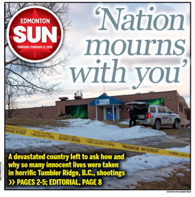Cover of Edmonton Sun