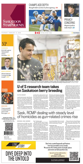 Cover of Saskatoon StarPhoenix