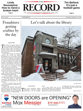 Cover of Sherbrooke Record