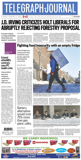 Cover of Telegraph-Journal