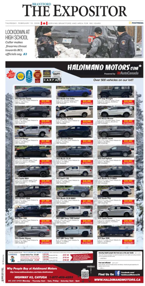 Cover of The Expositor (Brantford)