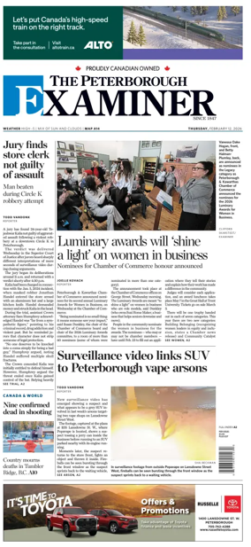Cover of The Peterborough Examiner