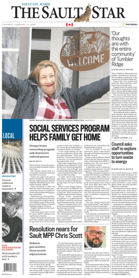 Cover of The Sault Star