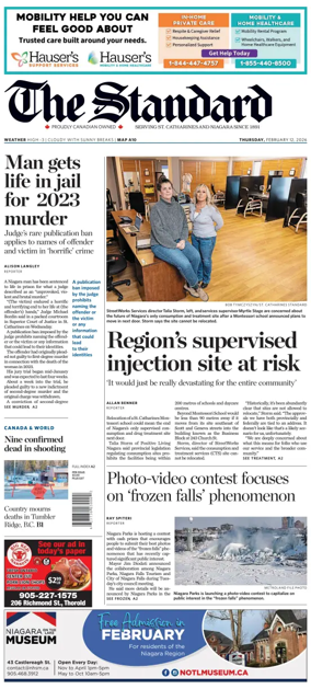 Cover of The Standard (St. Catharines)