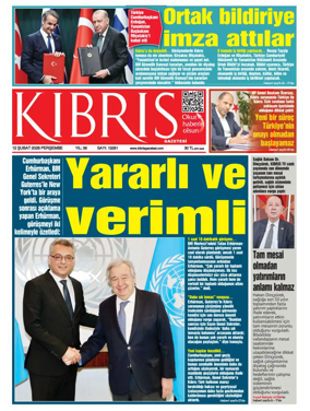 Cover of Kibris Gazetesi