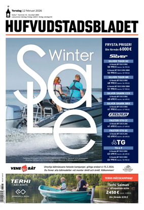 Cover of Hufvudstadsbladet