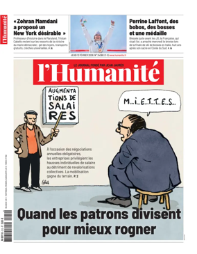 Cover of L'HUMANITE