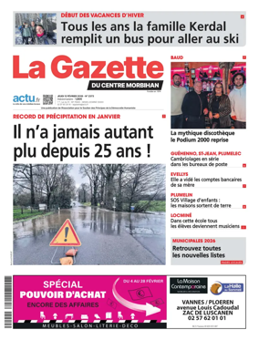 Cover of La Gazette du Centre Morbihan