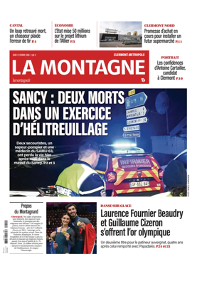 Cover of La Montagne (Clermont-Metropole)