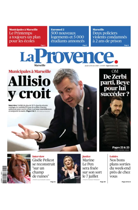 Cover of La Provence Marseille