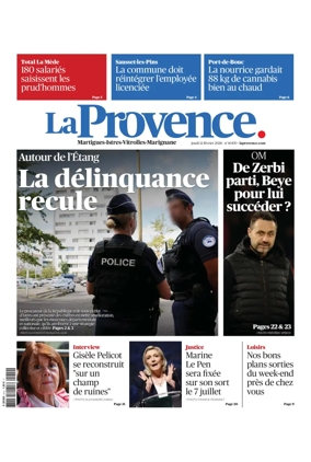 Cover of La Provence Martigues-Istres-Vitrolles-Marignane