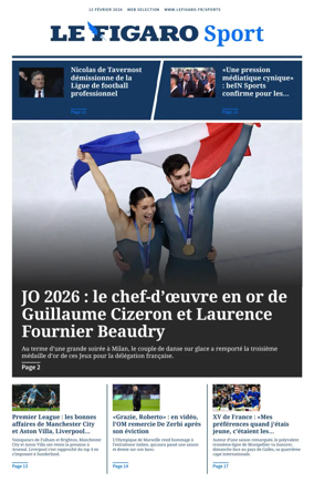 Cover of Le Figaro Sport