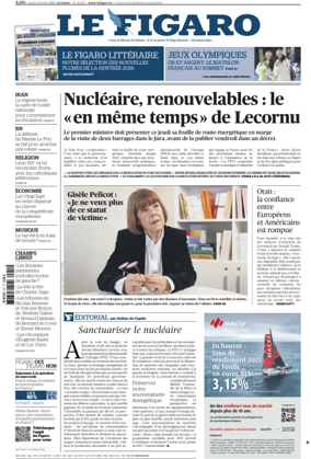 Cover of Le Figaro