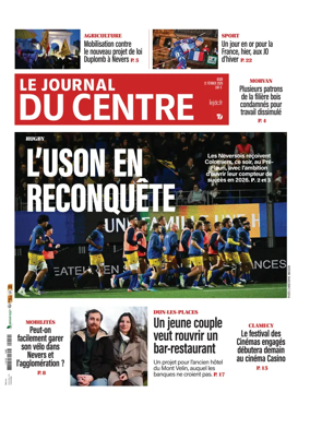 Cover of Le Journal du Centre