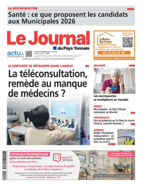 Cover of Le Journal du Pays Yonnais