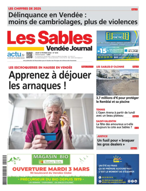 Cover of Les Sables Vendee Journal