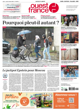 Cover of Ouest France (Caen - Bayeux - Falaise - Vire)