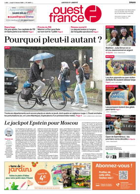 Cover of Ouest France (Dinan)