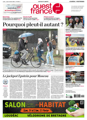Cover of Ouest France (Loudeac / Rostrenen)