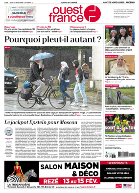 Cover of Ouest France (Nantes Nord-Loire - Ancenis)