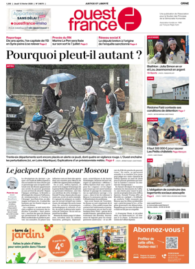 Cover of Ouest France (Orne)