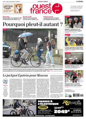 Cover of Ouest France (Ploermel)
