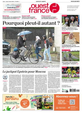 Cover of Ouest France (Pornic / Pays de Retz)