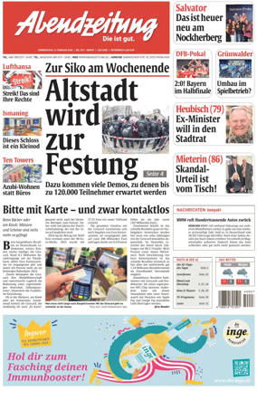 Cover of Abendzeitung Munchen