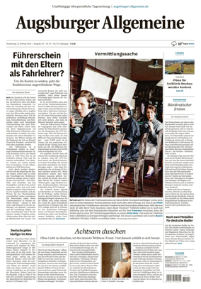 Cover of Augsburger Allgemeine (Ausgabe Stadt)