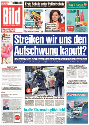 Cover of BILD Frankfurt