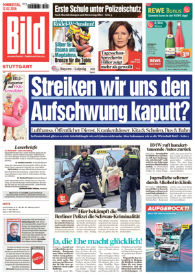 Cover of BILD Stuttgart