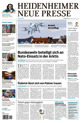 Cover of Heidenheimer Neue Presse