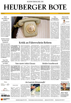 Cover of Heuberger Bote