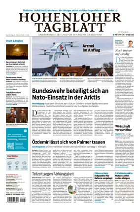 Cover of Hohenloher Tagblatt