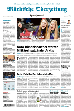 Cover of Markische Oderzeitung Spree-Journal