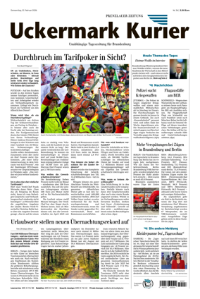 Cover of Prenzlauer Zeitung