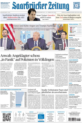 Cover of Saarbruecker Zeitung