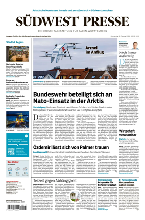 Cover of Sudwest Presse