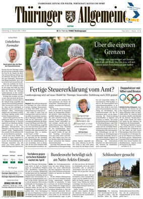 Cover of Thuringer Allgemeine (Gotha)