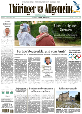 Cover of Thuringer Allgemeine (Weimar)