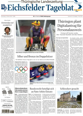 Cover of Thuringische Landeszeitung (Eichsfeld)