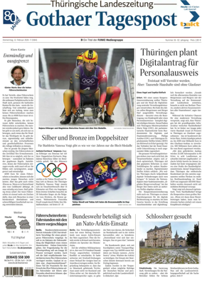 Cover of Thuringische Landeszeitung (Gotha)