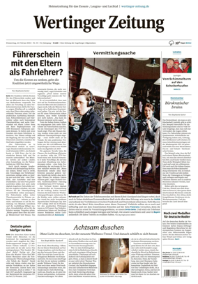 Cover of Wertinger Zeitung