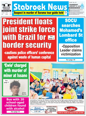 Cover of Stabroek News