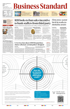 Cover of Business Standard
