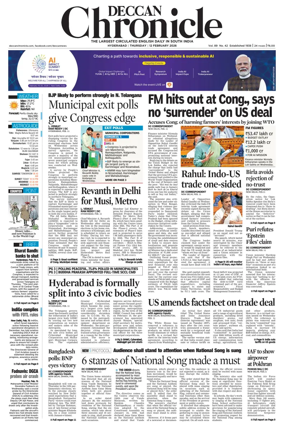 Cover of Deccan Chronicle