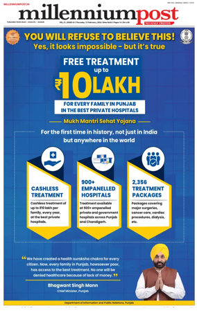 Cover of Millennium Post