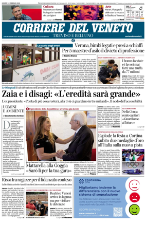 Cover of Corriere del Veneto (Treviso e Belluno)
